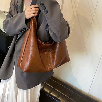 LEFTSIDE PU Shoulder Hobo