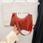Black Shoulder Bag – Trendy Small Handle Crossbody & Clutch Purse for Women