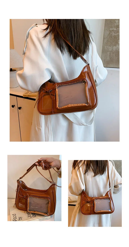Y2K Transparent Ita Bag