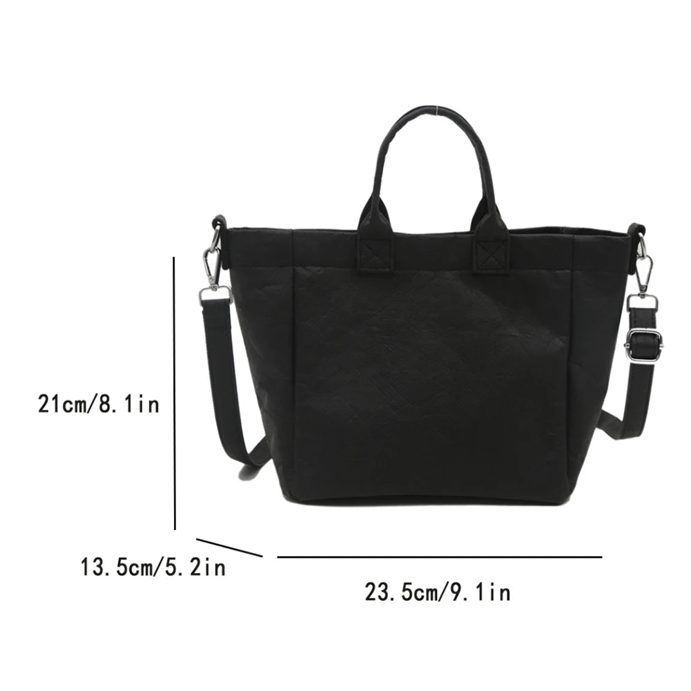 Large Capacity Tote – Chic, Durable & Commute-Ready"