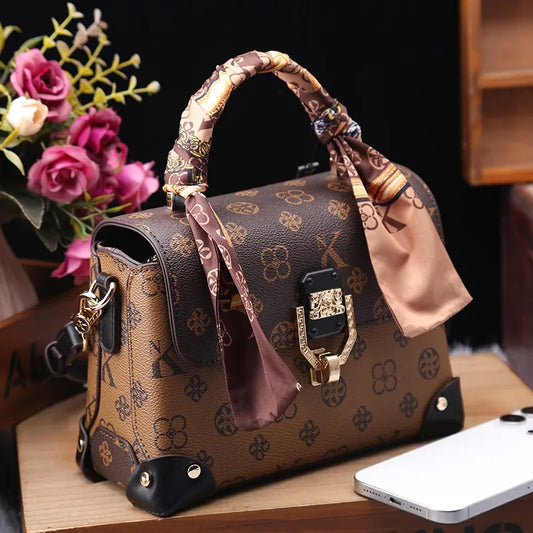 Light Luxury Designer Handbag – High-End Autumn/Winter Shoulder Crossbody for Women