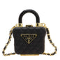Mini Diamond Texture Handbag – Retro Chic Shoulder Bag for Daily Outings & Dates