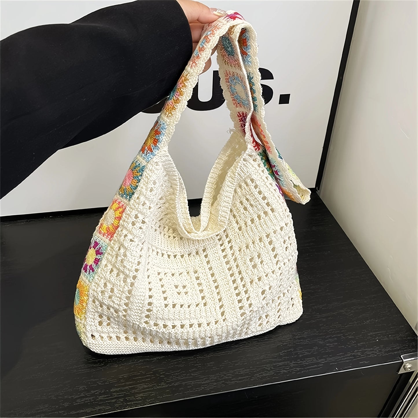 Lightweight Summer Knitted Shoulder Bag