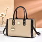 Luxury Leather Designer Tote – Large Capacity Crossbody Handbag for Women