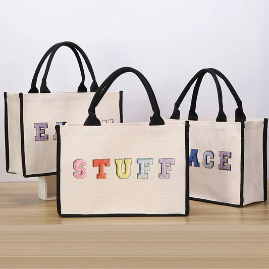 Simple Canvas Tote – Spacious, Durable & Travel-Ready