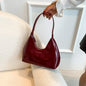 Trendy Patent Leather Shoulder Bag – Designer Underarm Tote for Women