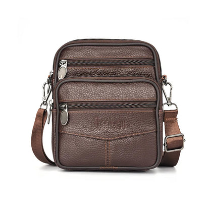 Genuine Leather Multi-Purpose Crossbody for Men