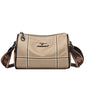 Genuine Leather Crossbody Tote – High-Quality Solid Color Shoulder Bag for Women