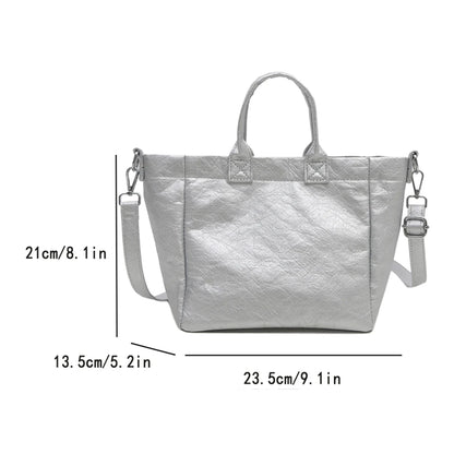 Large Capacity Tote – Chic, Durable & Commute-Ready"