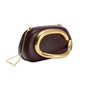 Leather Box Bag – Metal Detail Crossbody & Evening Clutch for Women