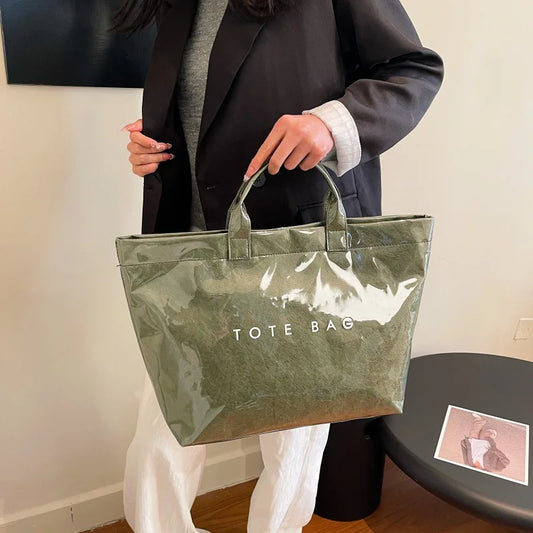 Women’s Solid Tote – Effortless Style for Work & Weekend