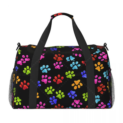 Dog Paw Travel Tote – Lightweight, Durable & Spacious Handbag for Daily Use