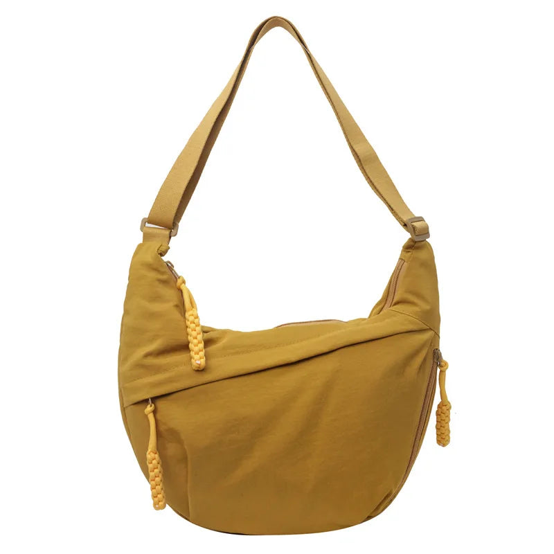 Nylon Crossbody Shoulder Hobo Bag