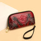 Printed Mini Handbag – Vintage Designer Wrist Bag with Phone & Coin Pocket