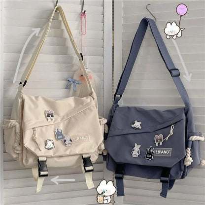 Retro Large Capacity Shoulder Tote