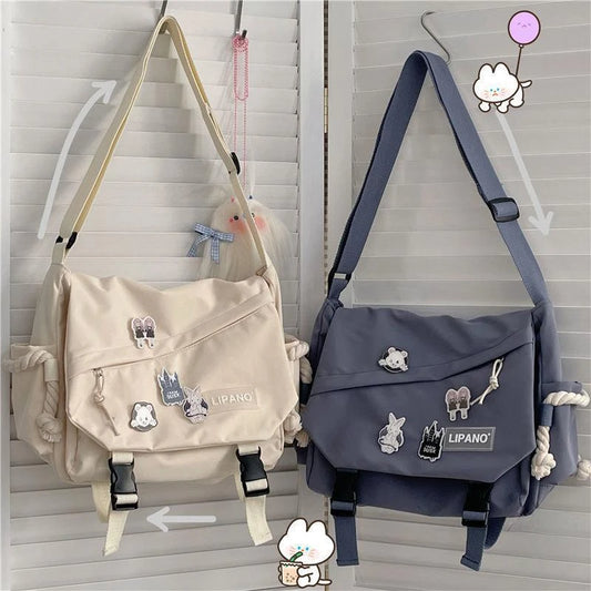 Retro Large Capacity Shoulder Tote