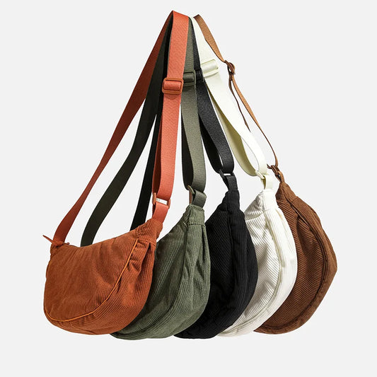 Corduroy Hobo Crossbody
