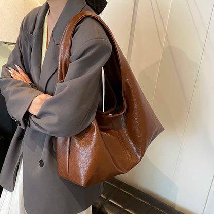 LEFTSIDE PU Shoulder Hobo
