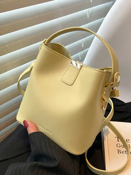 High-End Solid PU Shoulder Mini Bag