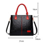 Leather Designer Tote – Casual Large-Capacity Crossbody Shoulder Bag for Women