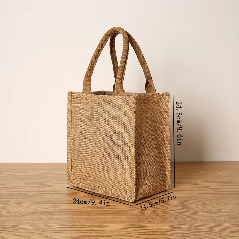 Linen Ribbon Tote – Simple, Spacious & Everyday Chic