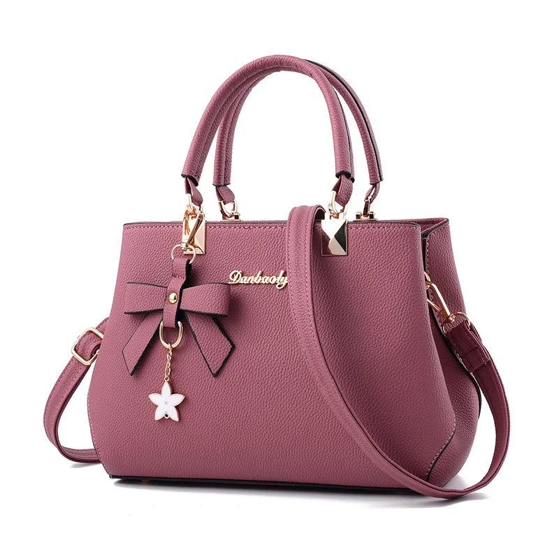 Yogodlns Floral Pendant Bag – Chic Shoulder & Office-Ready Tote