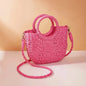 Half-Moon Rattan Crossbody – Summer Style
