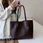 Vintage Korean Tote – Chic, Spacious & Commuter-Ready