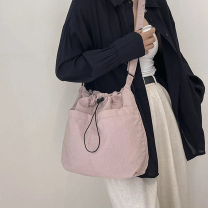Drawstring Crossbody Hobo