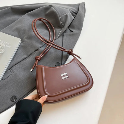 Korean Style Crescent Bag – High-End Multifunctional Shoulder & Crossbody Handbag for Women