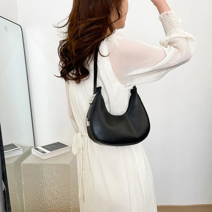 Soft Leaher Curve Hobo Purse