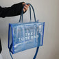Luxury Clear Beach Tote – Chic, Spacious & Summer-Perfect