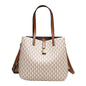 CH Premium Leather Crossbody – Large Letter Print Tote for Daily Commute