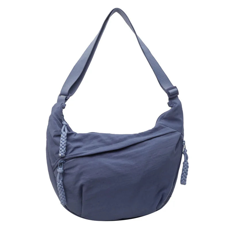Nylon Crossbody Shoulder Hobo Bag