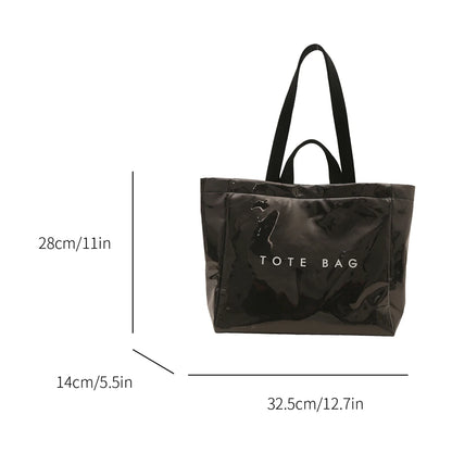 Large Capacity Tote – Chic, Durable & Commute-Ready"