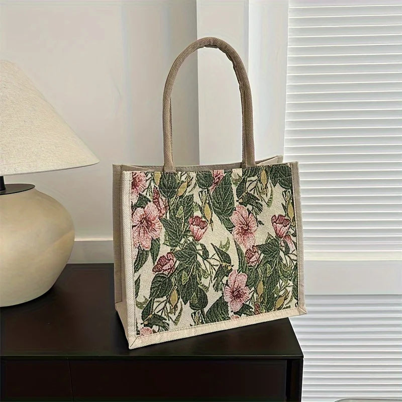Vintage Floral Tote – Stylish, Casual & Party-Perfect