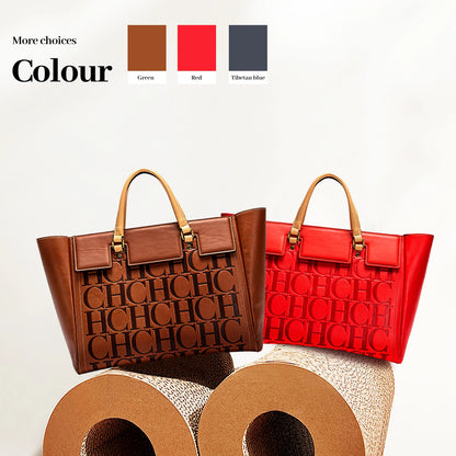 CHCH Embossed Handbag – Spacious, Stylish & Business-Ready