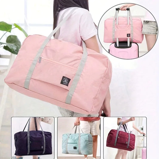 Foldable Travel Luggage Set – Expandable Large-Capacity Carry-On & Weekend Sports Bag
