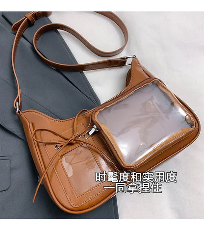 Y2K Transparent Ita Bag