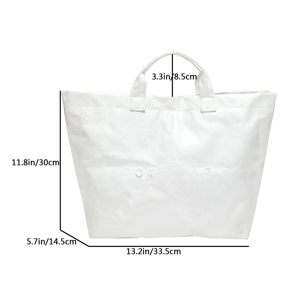 Large Capacity Tote – Chic, Durable & Commute-Ready"