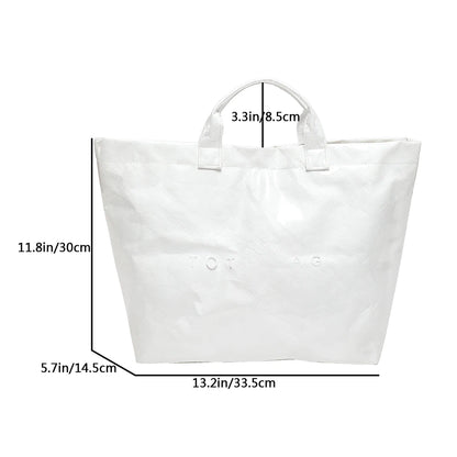 Large Capacity Tote – Chic, Durable & Commute-Ready"