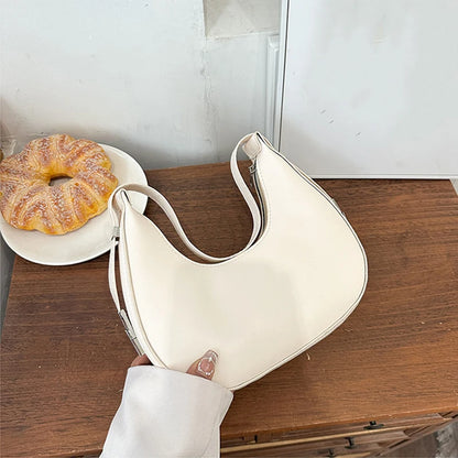Soft Leaher Curve Hobo Purse