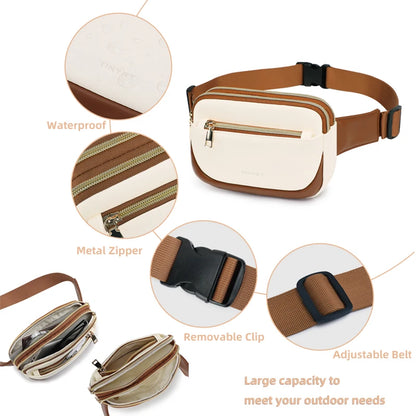 Boho Waist Bag – Lightweight Fanny Pack & Crossbody for Women’s Travel & Festivals