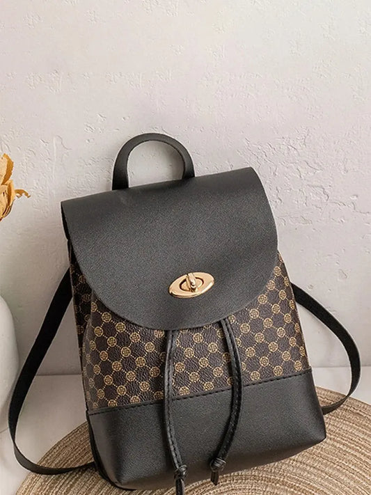 Leather Shoulder Bag – Slim, Portable, Large-Capacity Phone Backpack for Women