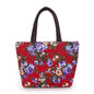 Durable Floral Canvas Tote – Cute Casual Bucket Shoulder Bag for Women
