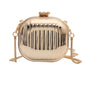 Golden Acrylic Mini Bag – Fashion Chain Shoulder Handbag for Dinner & Events