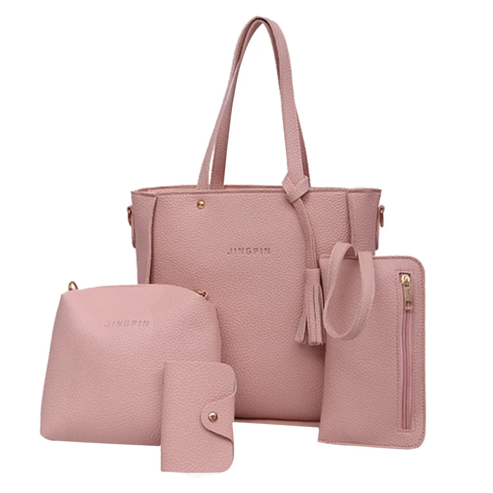 Lychee Pattern 4-Piece Set – Chic, Vintage-Inspired & Versatile