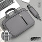 Double-walled shock-resistant water laptop bag carrying shoulder crossbody business briefcase