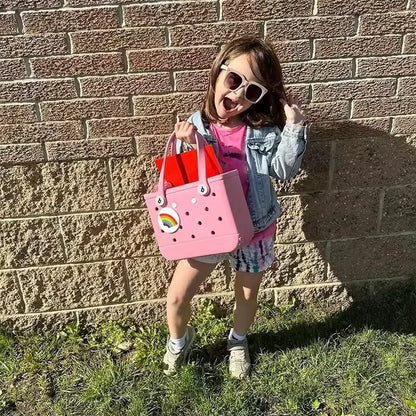 Mini EVA Jelly Tote – Stylish Summer & Picnic Organizer