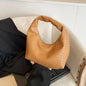 Soft Embossed Top-Handle Shoulder Bag